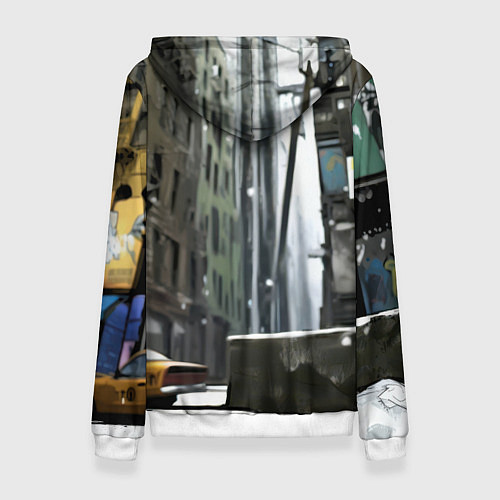 Женская толстовка Человек-паук в больших кедах / 3D-Белый – фото 2