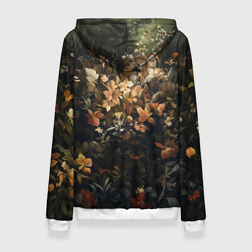 Женская толстовка Красная панда в лесной чаще / 3D-Белый – фото 2