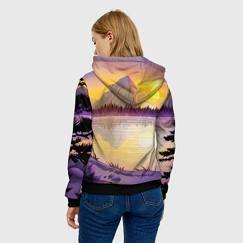 Женская толстовка Kayo k2 pro / 3D-Черный – фото 4