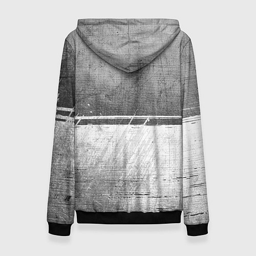 Женская толстовка AC Milan - grey gradient посередине / 3D-Черный – фото 2