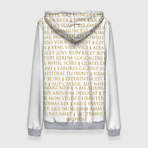 Женская толстовка Античная мудрость / 3D-Меланж – фото 2