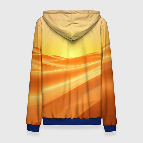 Женская толстовка Золотые пески / 3D-Синий – фото 2