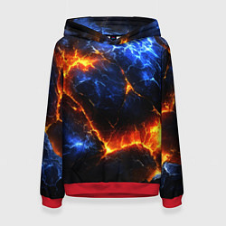 Женская толстовка Лада и лед в разломе плит