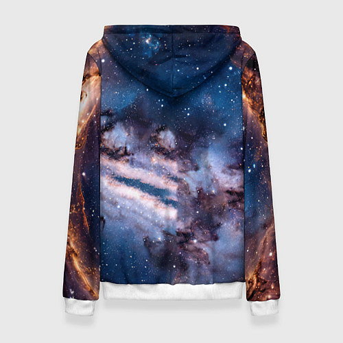 Женская толстовка Веймаранер в космосе / 3D-Белый – фото 2