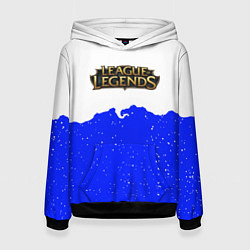 Толстовка-худи женская League of Legends ночь, цвет: 3D-черный