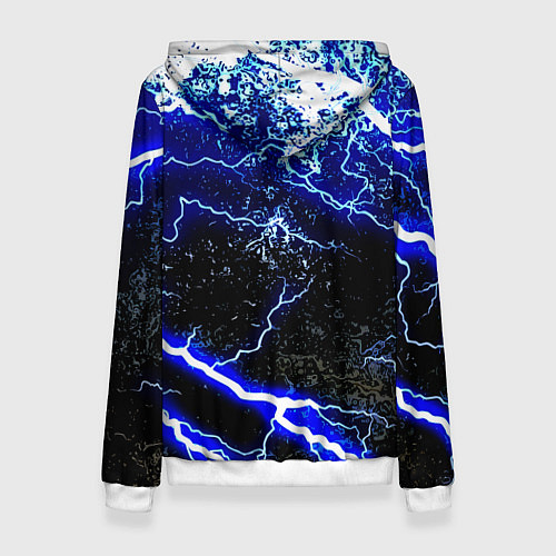 Женская толстовка Monster storm energy / 3D-Белый – фото 2