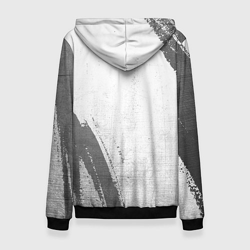 Женская толстовка Leicester City - white gradient вертикально / 3D-Черный – фото 2