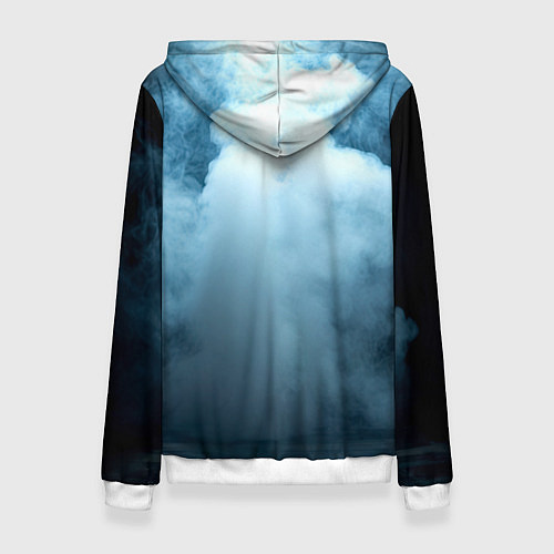 Женская толстовка Боксерская груша в дыму / 3D-Белый – фото 2