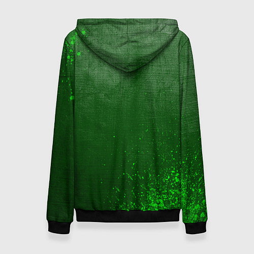 Женская толстовка Twenty One Pilots - green gradient / 3D-Черный – фото 2