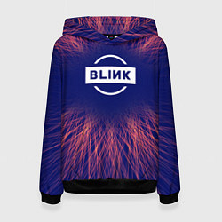 Толстовка-худи женская Blackpink red energy, цвет: 3D-черный