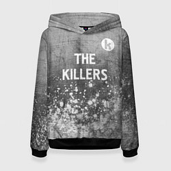 Женская толстовка The Killers - grey gradient посередине