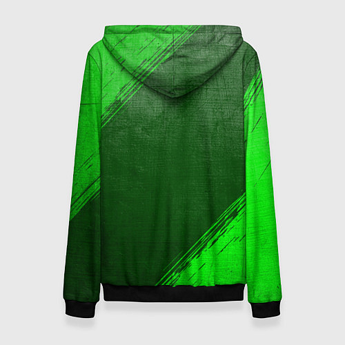 Женская толстовка HIM - green gradient / 3D-Черный – фото 2