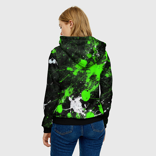 Женская толстовка Инопланетянин и его эктоплазма / 3D-Черный – фото 4