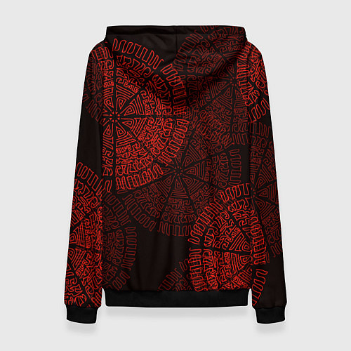 Женская толстовка Древне-не-древние узоры / 3D-Черный – фото 2