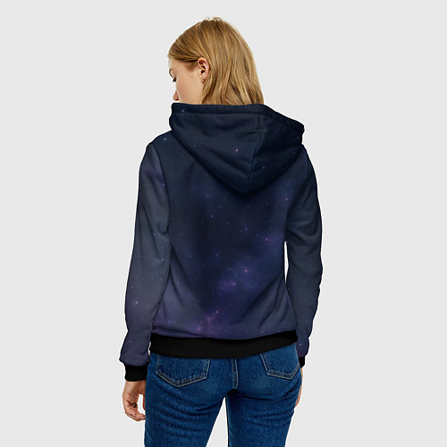 Женская толстовка Ситлали со звездами - Genshin Impact / 3D-Черный – фото 4