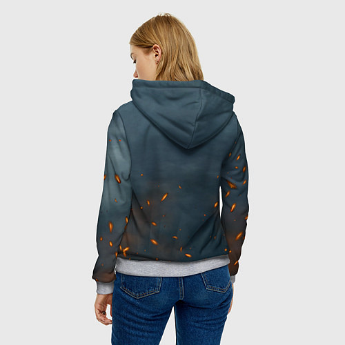 Женская толстовка Ведьмак герои / 3D-Меланж – фото 4