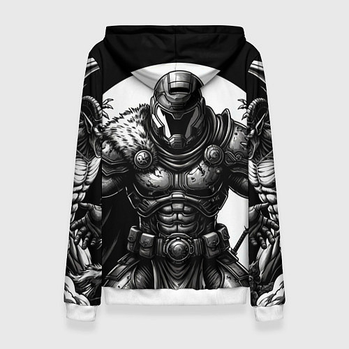 Женская толстовка Doom gue dark ages / 3D-Белый – фото 2