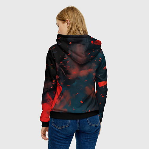 Женская толстовка Йода в желтом кимоно / 3D-Черный – фото 4