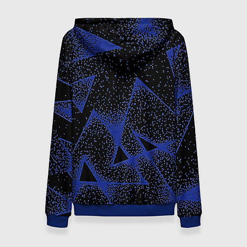 Женская толстовка Triangles with dots / 3D-Синий – фото 2