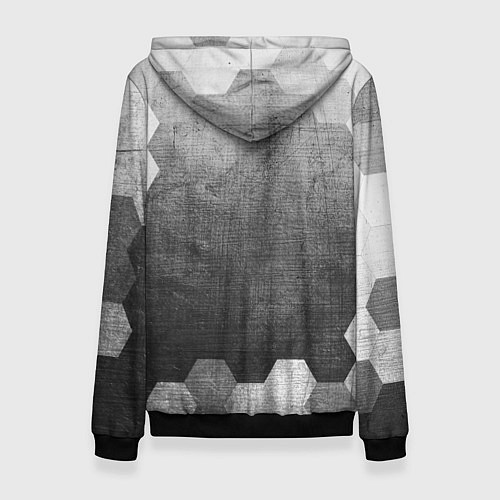 Женская толстовка Mass Effect - grey gradient / 3D-Черный – фото 2