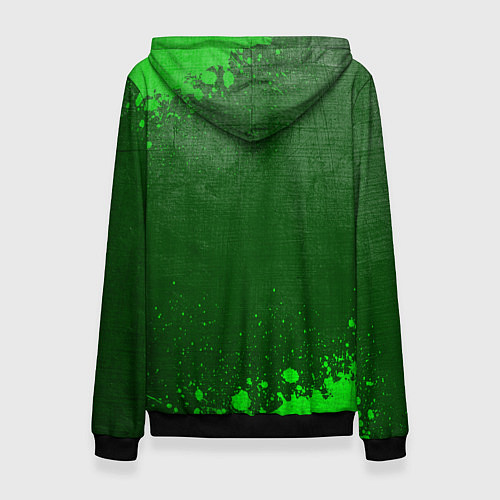 Женская толстовка Watch Dogs - green gradient / 3D-Черный – фото 2