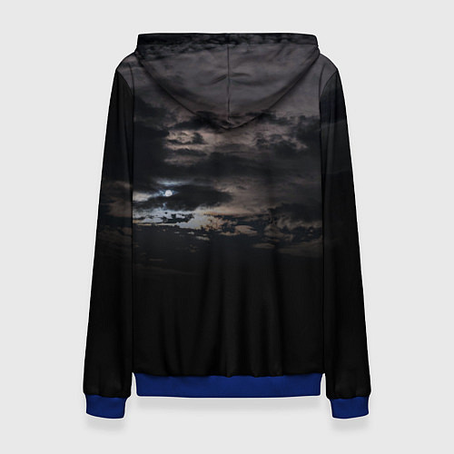 Женская толстовка Supernatural - true hunters / 3D-Синий – фото 2