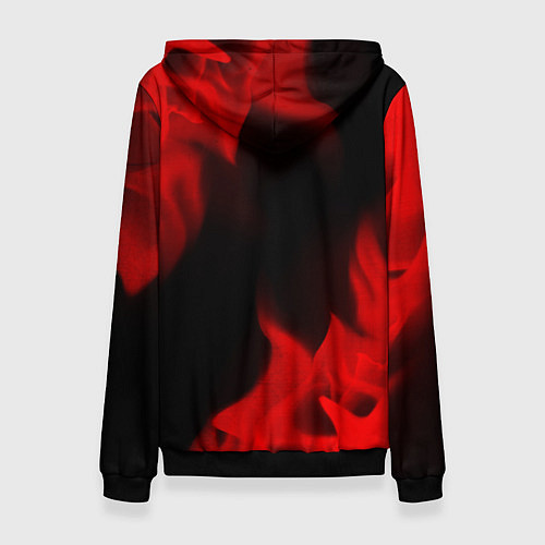 Женская толстовка Mini - red gradient / 3D-Черный – фото 2