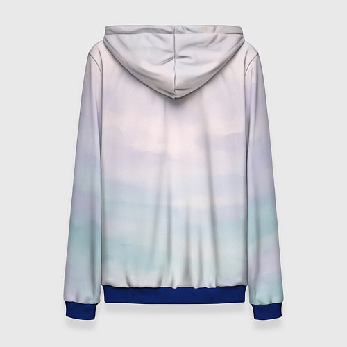 Женская толстовка Astro цветочный логотип / 3D-Синий – фото 2