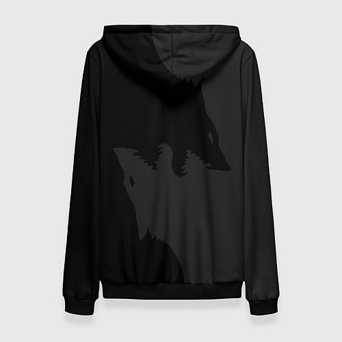 Женская толстовка Хати и Сколь / 3D-Черный – фото 2