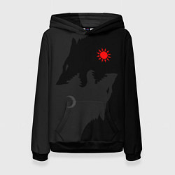 Толстовка-худи женская Хати и Сколь, цвет: 3D-черный