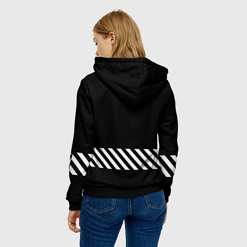 Женская толстовка The dark side / 3D-Черный – фото 4