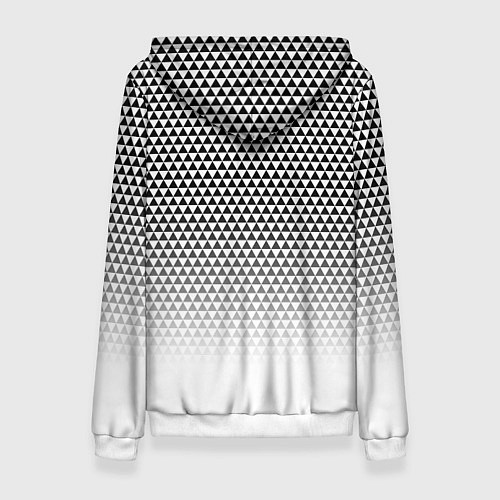 Женская толстовка Детройт Ред Уингз - геометрический градиент / 3D-Белый – фото 2