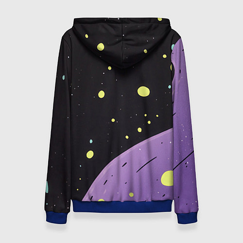 Женская толстовка Билли Айлиш в стиле Таро / 3D-Синий – фото 2