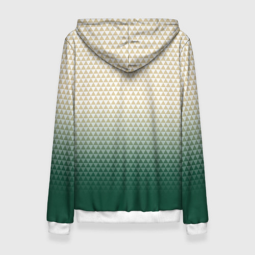 Женская толстовка Миннесота Уайлд - геометрический градиент / 3D-Белый – фото 2