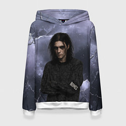 Толстовка-худи женская Bones в образе психа, цвет: 3D-белый