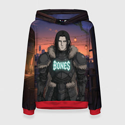 Толстовка-худи женская Bones в аниме, цвет: 3D-красный