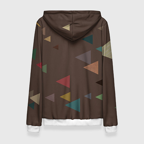 Женская толстовка Осень палитра глубокий лес / 3D-Белый – фото 2