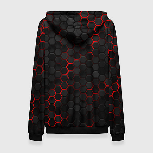 Женская толстовка Мехагодзилла красный / 3D-Черный – фото 2
