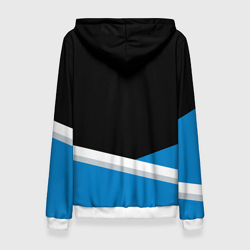 Женская толстовка Даллас Маверикс - линии / 3D-Белый – фото 2