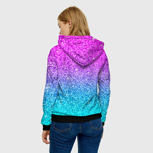 Женская толстовка Леди Гага мультяшная / 3D-Черный – фото 4