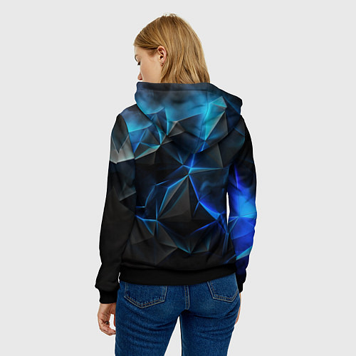 Женская толстовка Леди Гага стиль снежной королевы / 3D-Черный – фото 4