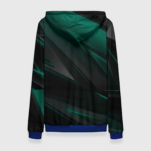 Женская толстовка Леди Гага в платье из дисков / 3D-Синий – фото 2