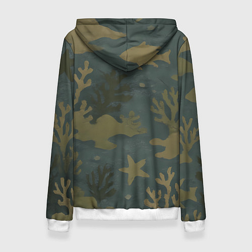 Женская толстовка ВМФ старые буквы / 3D-Белый – фото 2