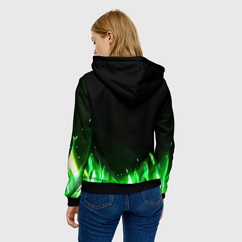 Женская толстовка XXXTentacion hardcore / 3D-Черный – фото 4