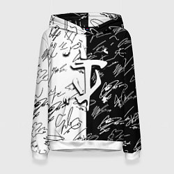 Женская толстовка Doom автографы