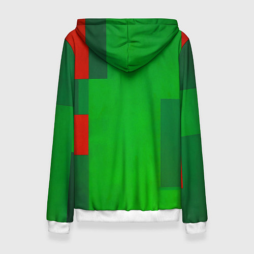 Женская толстовка Девушка с радио ретрофутуризм поп-арт 1970-е / 3D-Белый – фото 2