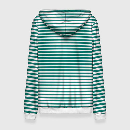 Женская толстовка Тельняшка пограничника / 3D-Белый – фото 2