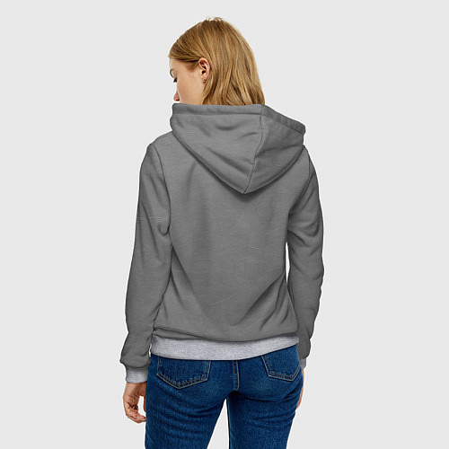 Женская толстовка Гвардия ВДВ стиль медали / 3D-Меланж – фото 4