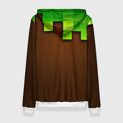 Женская толстовка Minecraft forever / 3D-Белый – фото 2