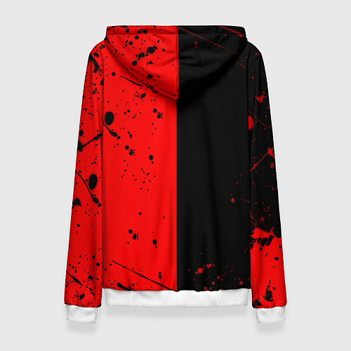 Женская толстовка Doom текстура краски / 3D-Белый – фото 2
